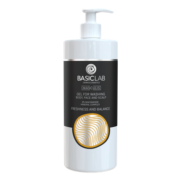 Gel zur Reinigung des Körpers, Gesichts und der Kopfhaut