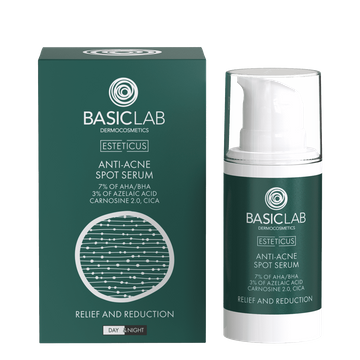 Punktuelles Serum gegen Unreinheiten mit 7% AHA/BHA, 3% Azelainsäure & Lactoferrin