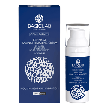 Ausgleichende Trehalose Creme mit 3% Xylitol, 2% Inositol, SNAP-8-Peptid - Reichhaltig