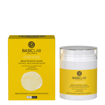 Aufhellende Maske mit 8% ethylierter Vitamin-C, 4% PHA und Ergotionein