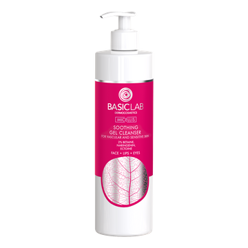 Beruhigendes Reinigungsgel für zu Rötungen neigende und empfindliche Haut