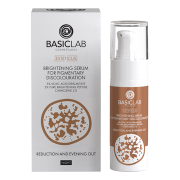 Aufhellendes Serum gegen Pigmentflecken mit 5% Kojsäure-Dipalmitat, 2% reinem aufhellendem Peptid und Carnosin 2.0