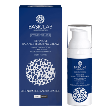 Ausgleichende Trehalose Creme mit 3% Gluconolacton, 2% Pentavitin® und SNAP-8™-Peptid - Leicht