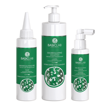 Set für fettige Kopfhaut und Schuppenanfälligkeit