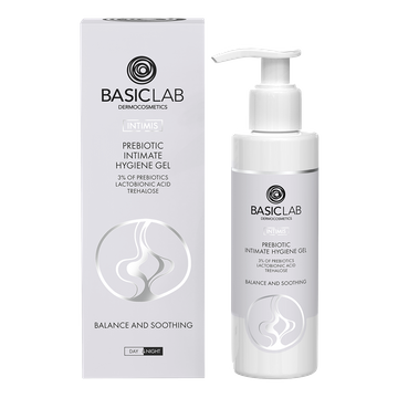 Prebiotisches Intimwaschgel mit 3% Prebiotika, Laktobionsäure & Trehalose