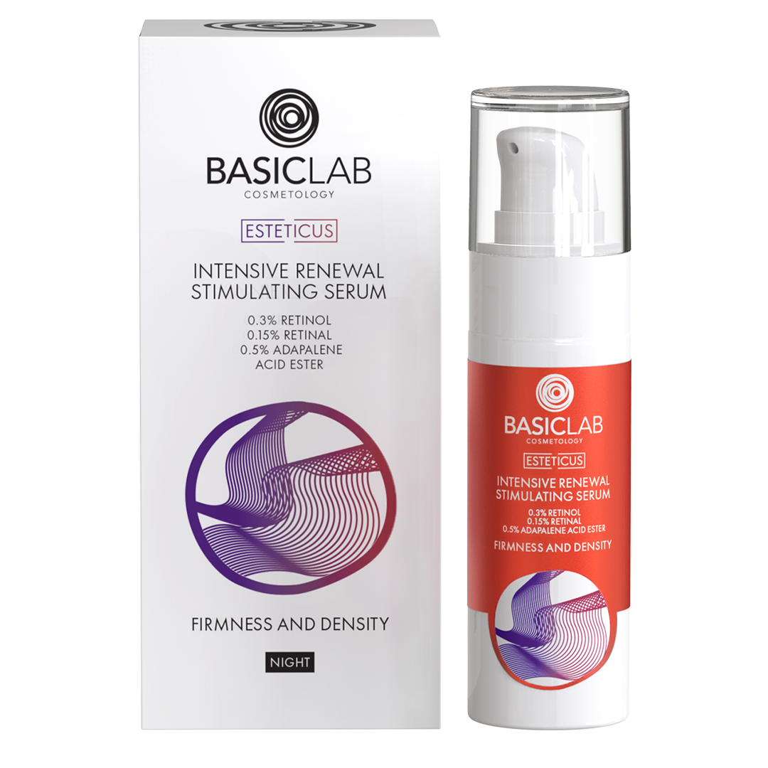 Stimulierendes und zellerneuerndes Serum mit 0,3% Retinol, 0,15% Retinal und 0,5% Adapalensäureester