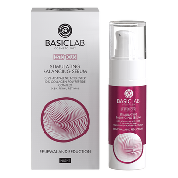 Stimulierendes Serum Hautbildverfeinerung mit 0,5% Adapalensäureester, 10% Kollagen-Polypeptid-Komplex, 0,5 % PDRN und Retinal